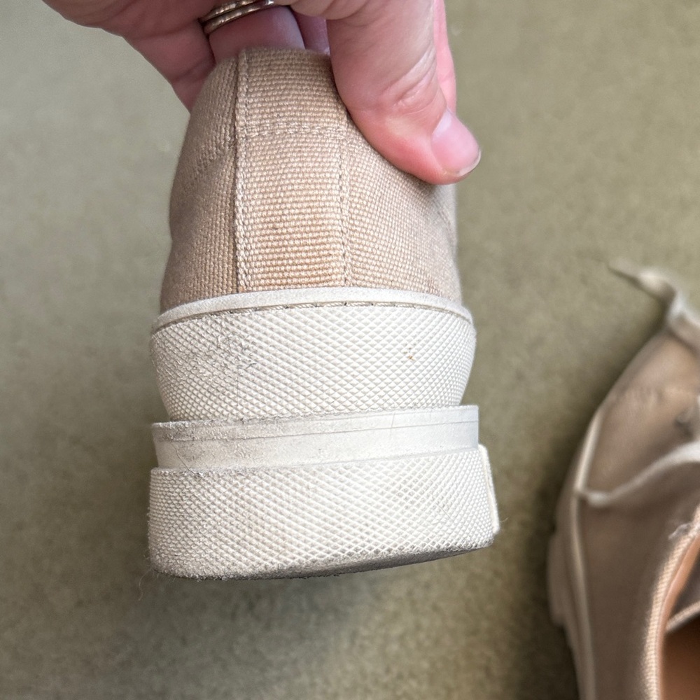 Angulus Light Brown Canvas Lace-Up Shoes - Picture 8 of 8